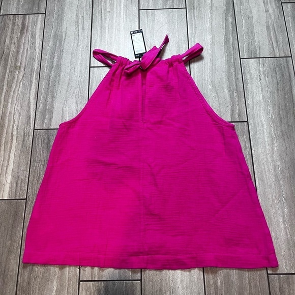 VERO MODA TOP NATALI NIA HALTERNECK PINK NEW WITH TAGS SIZE XL - Picture 3 of 7